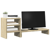 Support de moniteur Vidaxl avec Organisateur de bureau Oaka Sonoma Oak