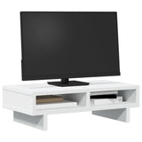 Vidaxl Monitor se encuentra 50x27x15 cm de madera procesada blanca