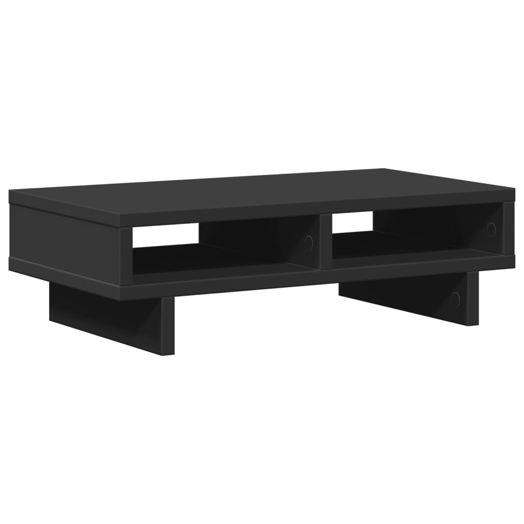 VidaXL Monitor stands 50x27x15 cm processed wood black