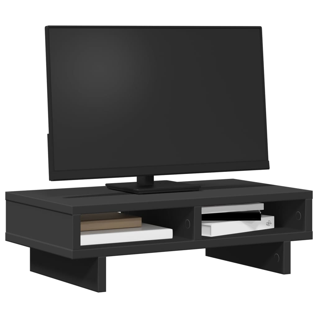 VidaXL Monitor stands 50x27x15 cm processed wood black