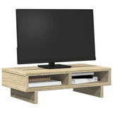 Vidaxl Monitor steet 50x27x15 cm veraarbechte Holz Sonoma Oh faarweg