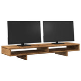 Vidaxl Monitor Standard 100x27x15 cm verschafft Holz alen Holzofaarm