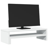 Vidaxl Monitor stojí 54x22x15 cm zpracované dřevo bílé