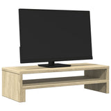 VidaXL Monitorstandaard 54x22x15 cm bewerkt hout sonoma eikenkleurig