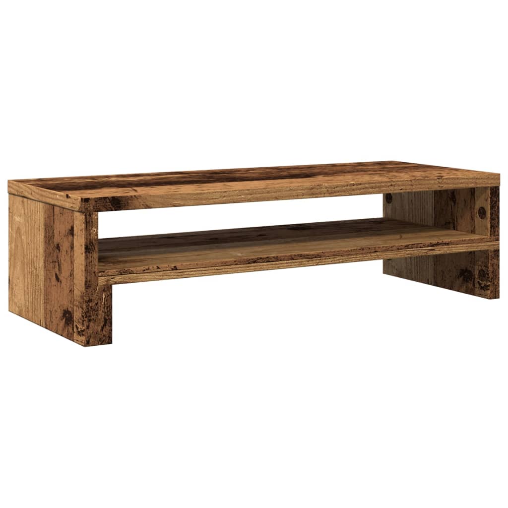 Vidaxl Monitor Standard 54x22x15 cm verarbeitetes Holz altes Holzfarbe