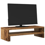 Vidaxl Monitor Standard 54x22x15 cm verarbeitetes Holz altes Holzfarbe