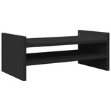 VidaXL Monitor stands 50x27x10 cm Processed Wood Black