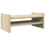 Vidaxl Monitor Stand 50x27X20 cm veraarbechte Holz Sonoma Oako -colored