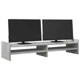 Vidaxl monitor Standard 100x27x20 cm predelani les betongrijs