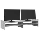 Vidaxl Monitor Standard 100x27x20 cm Behandlet tre grå Sonoma eik