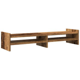 Vidaxl Monitor Standard 100x27x20 cm verarbeitetes Holz altes Holzfarbe