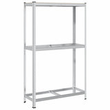 Vidaxl Banden Rack 2-sloj 110x40x180 cm jeklena predelana lesena srebrna barva