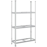 Vidaxl Pneue Rack 3-Layer 110x40x200 cm Sëlwerfaarf faarweg