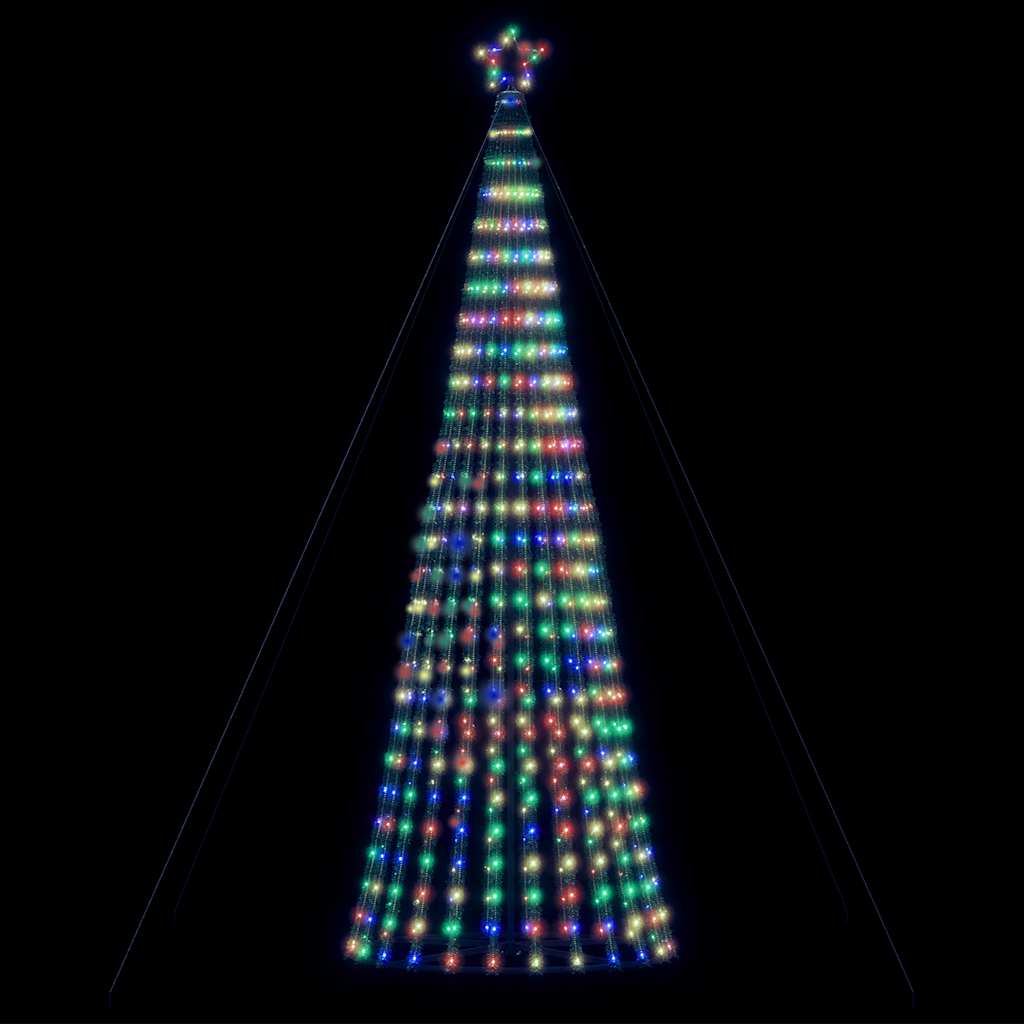 Vidaxl led-kerstboom 1028 leds kleurrijk 403 cm