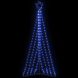 Vidaxl led-kerstboom 339 leds 187 cm blauw