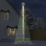 Vidaxl led-kerstboom 789 leds kleurrijk 476 cm