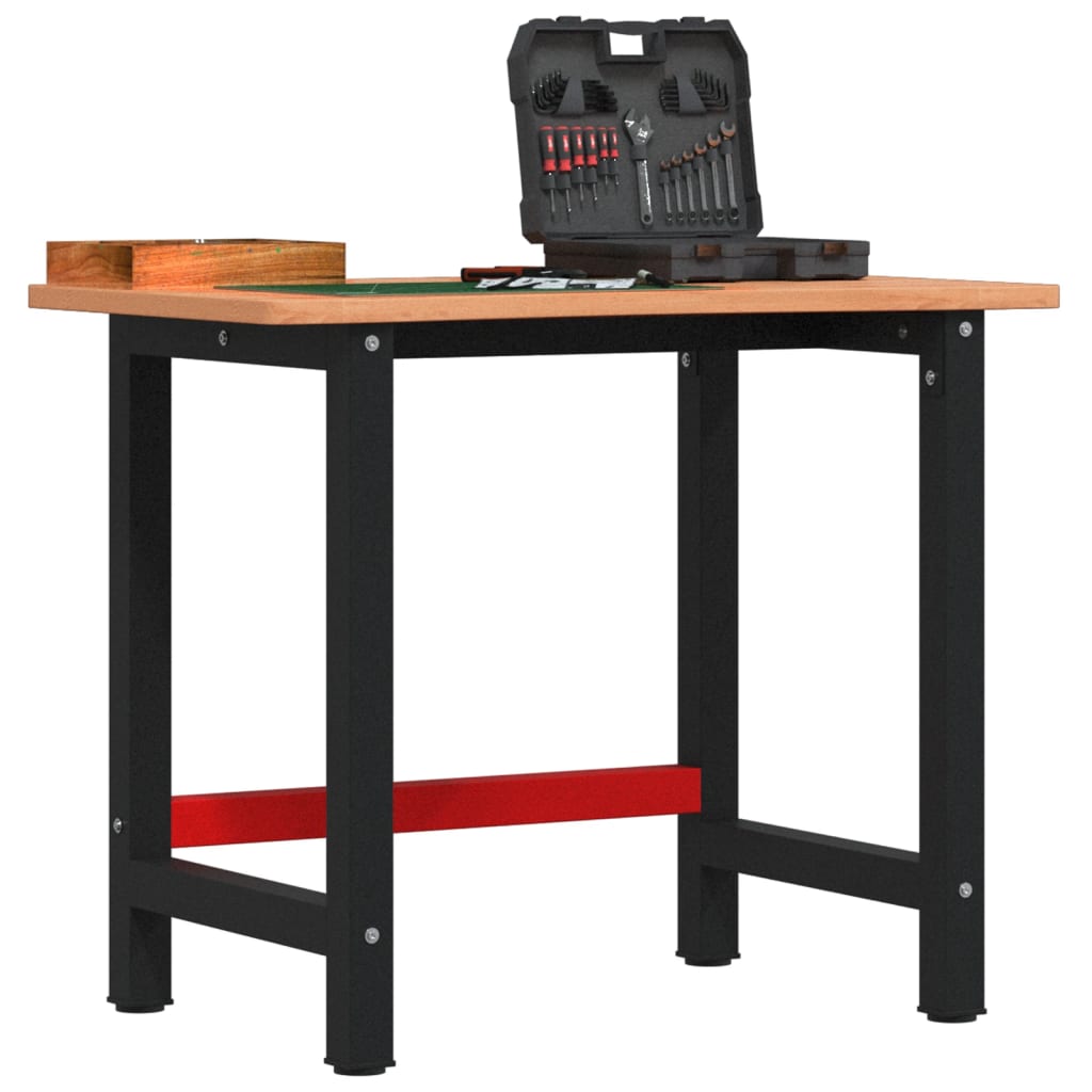 Vidaxl coursebench 100x (55-60) x81.5 cm de Bëscher Holz