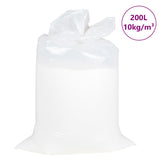 Vidaxl zitzakvulling eps 200 l wit 10 kg m³