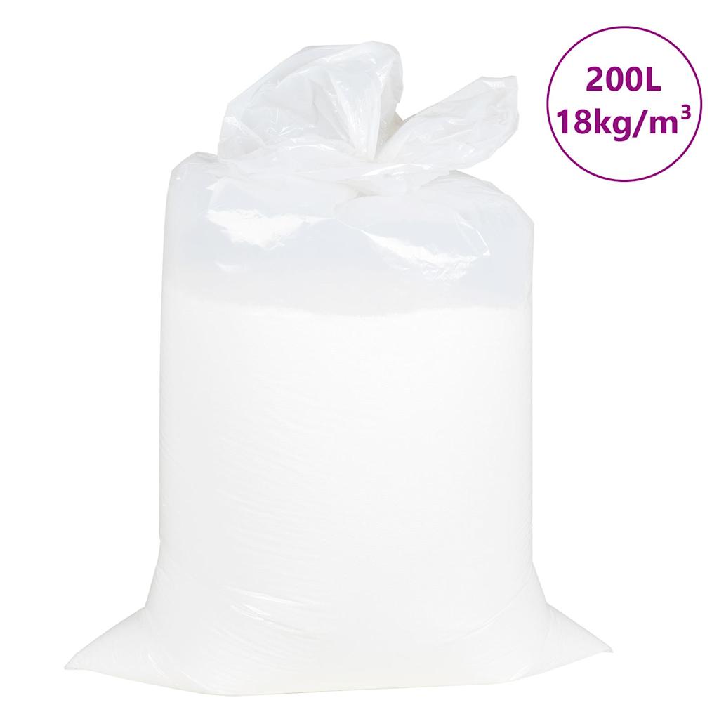 Vidaxl haricot remplissage EPS 200 l blanc 18 kg m³