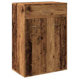 Armoire à chaussures Vidaxl 60x35x84 cm en bois de propriété en bois vieux coloré