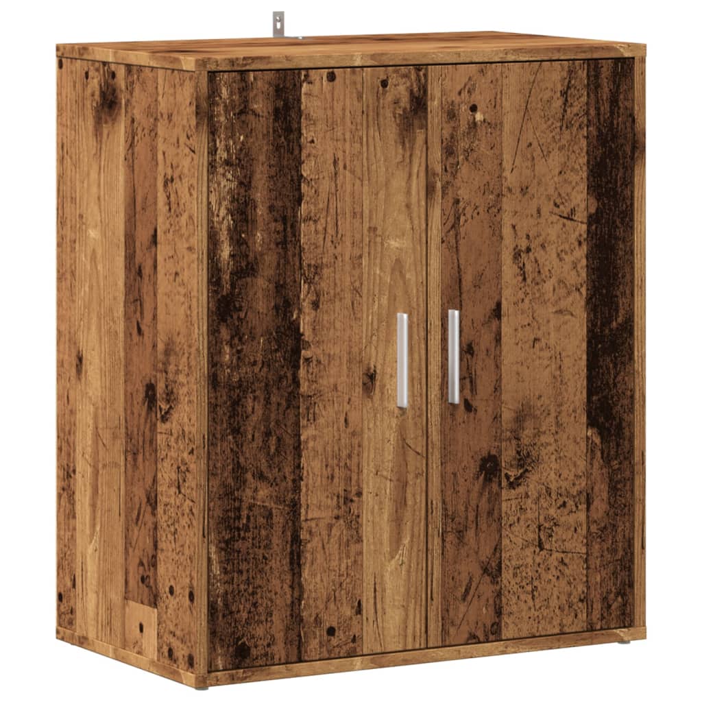 Vidaxl Schong Cabinet 60x33X70 cm veraarbecht Holz alen Holz--Colored