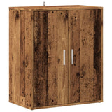 VidaXL shoe cabinet 60x35x70 cm processed wood old wood -colored