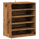 VidaXL shoe cabinet 60x35x70 cm processed wood old wood -colored