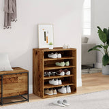 VidaXL shoe cabinet 60x35x70 cm processed wood old wood -colored