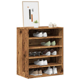 VidaXL shoe cabinet 60x35x70 cm processed wood old wood -colored