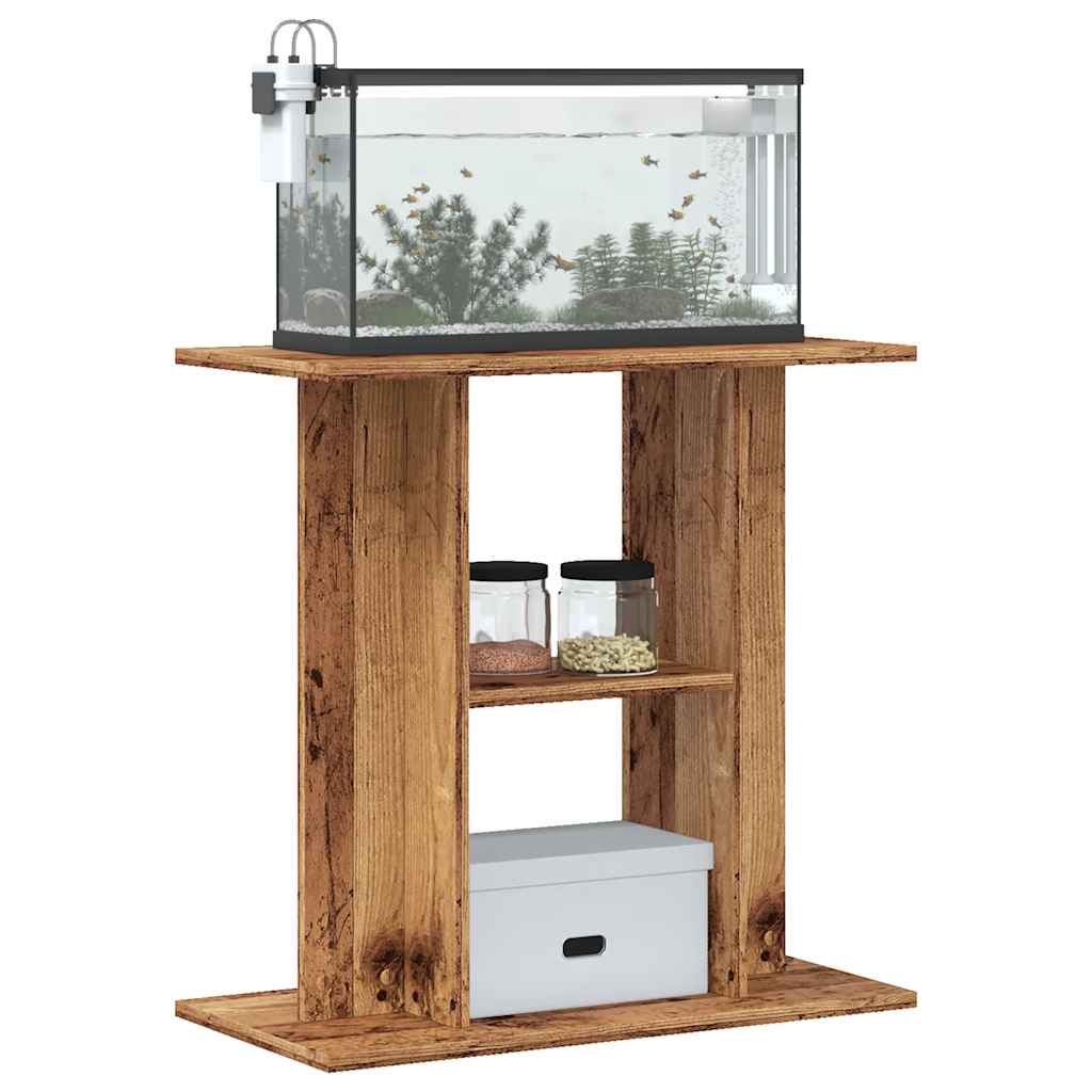 Vidaxl Aquarium Standard 60x30x60 cm zpracované dřevo staré dřevo barvy