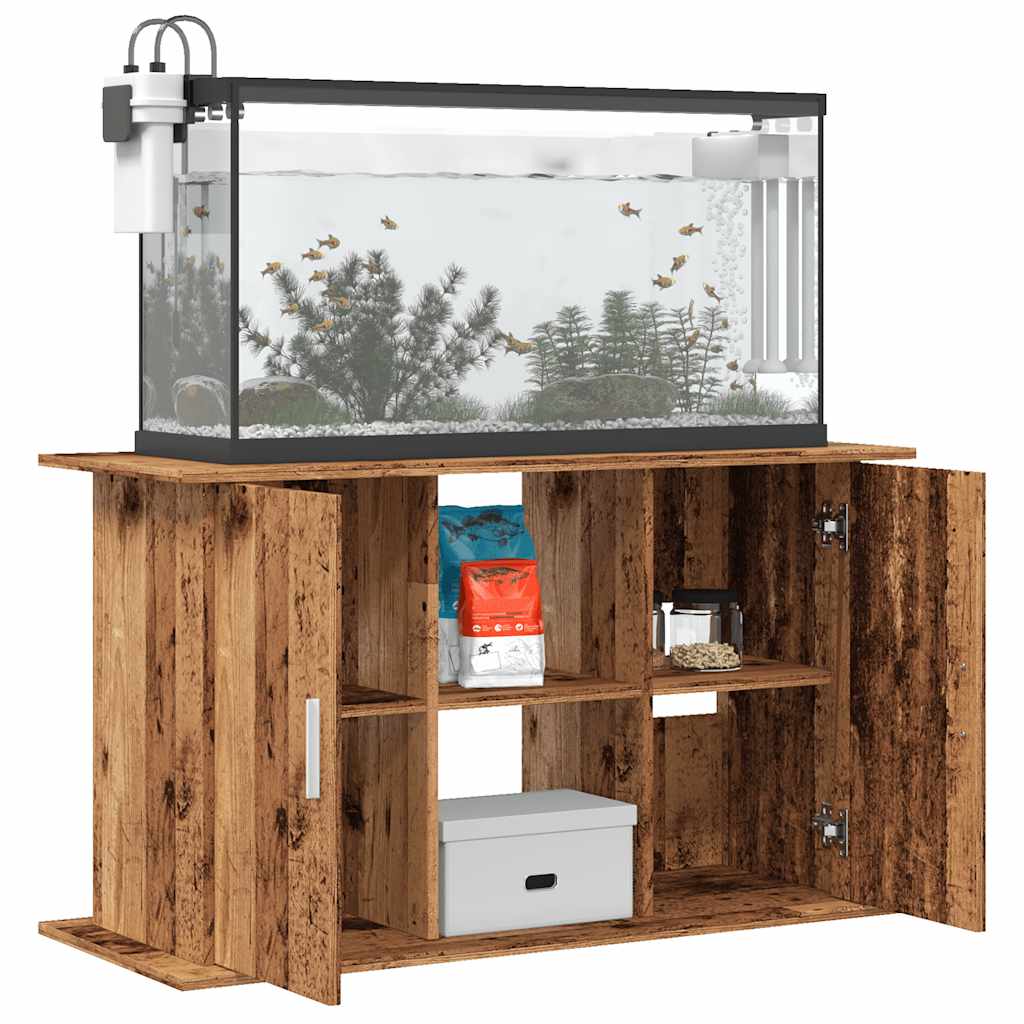 Vidaxl Aquarium Standard 101x41x58 cm przetworzone drewniane drewno w kolorze drewna