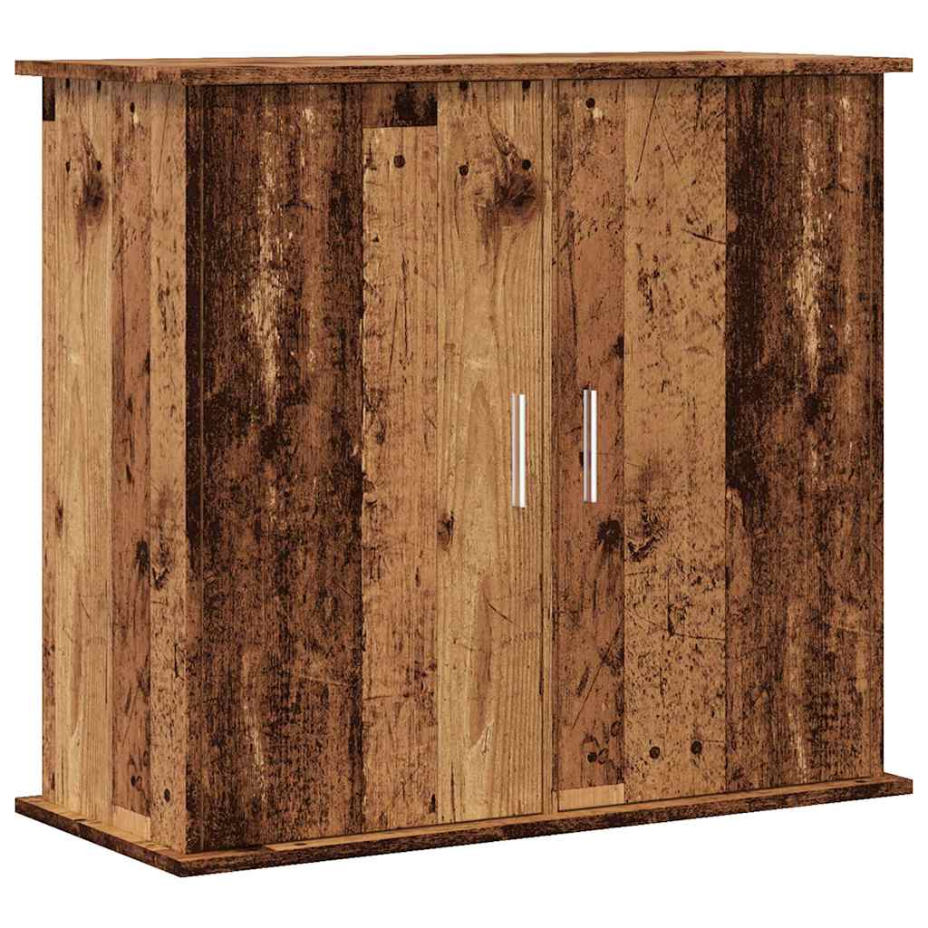 Vidaxl Aquarium Standard 81x36x73 cm verarbeitetes Holz altes Holzfarbe