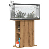 Vidaxl Aquarium Standard 36x75x72.5 cm Processed wood Artisanal Oak