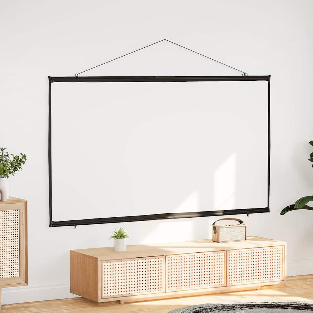 Vidaxl Projection Screen Wall Visící 90 palců 16: 9