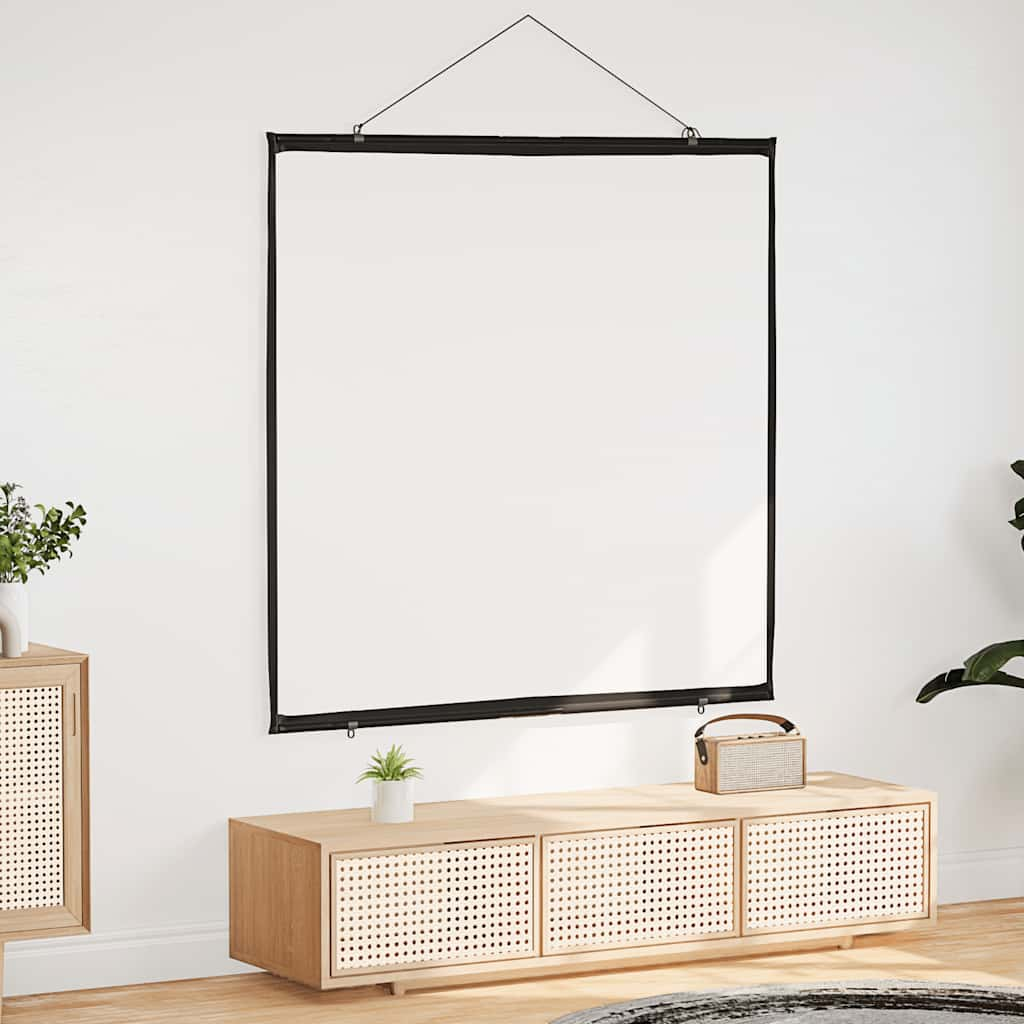 Vidaxl Projection Screen Wall zavěšení 72 palců 1: 1