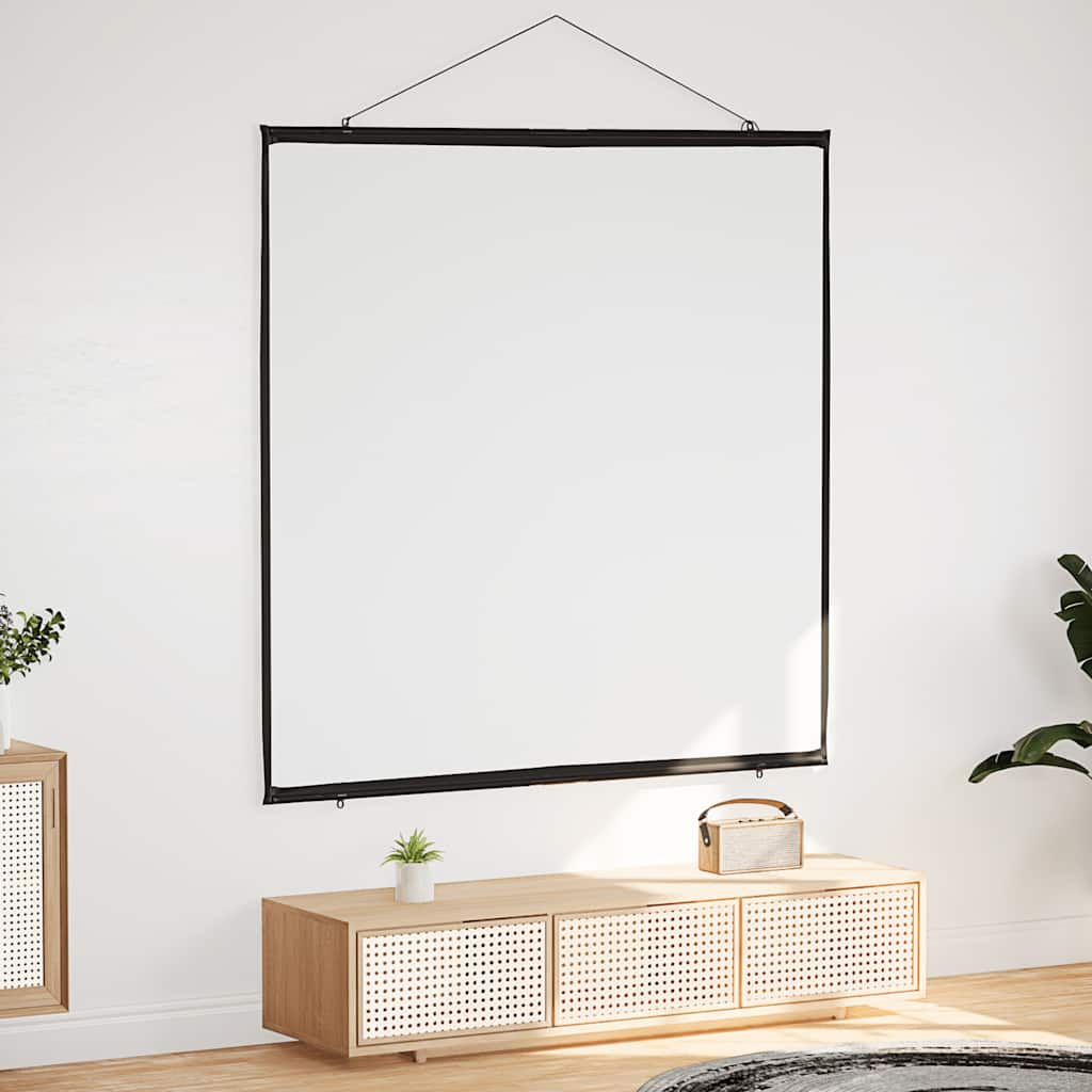 Vidaxl Projection Screen Wall Visící 81 palců 1: 1