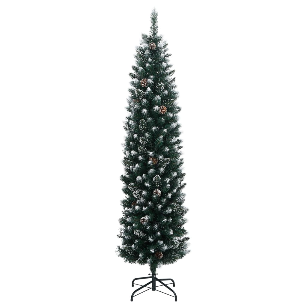 VidaXL Kunstkerstboom smal met 150 LED's 150 cm