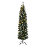 VidaXL Kunstkerstboom smal met 300 LED's 180 cm