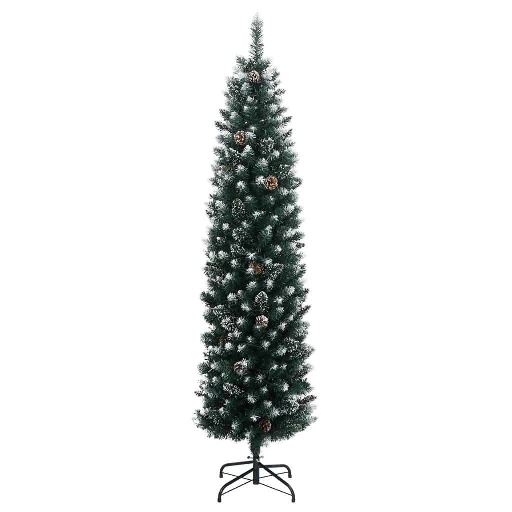 VidaXL Kunstkerstboom smal met 300 LED's 240 cm