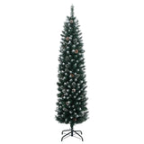 VidaXL Kunstkerstboom smal met 300 LED's 240 cm