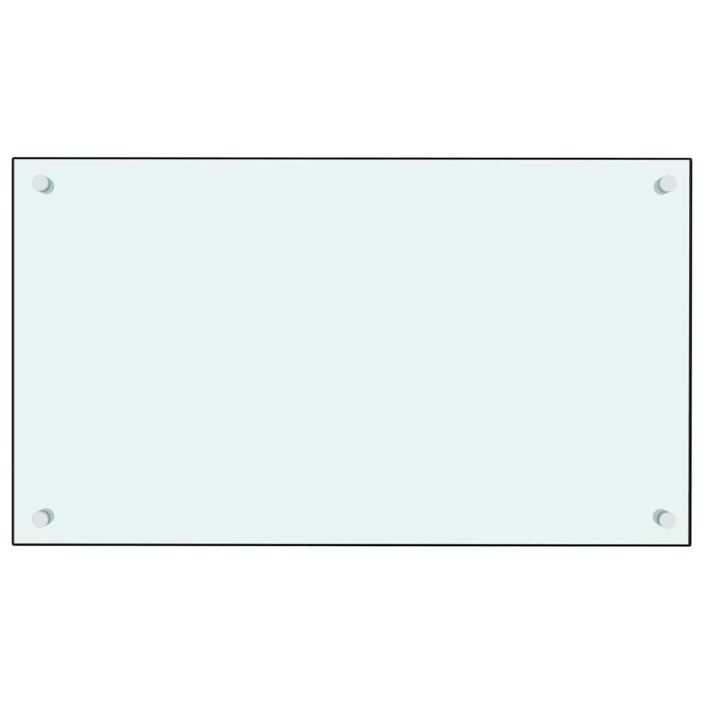 VidaXL SPATE SCREENS KITCHEN 2 ST 70x40 cm hardened glass white