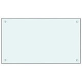 VidaXL SPATE SCREENS KITCHEN 2 ST 70x40 cm hardened glass white