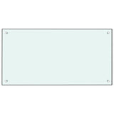 VidaXL SPATE SCREENS KITCHEN 2 ST 80x60 cm hardened glass white