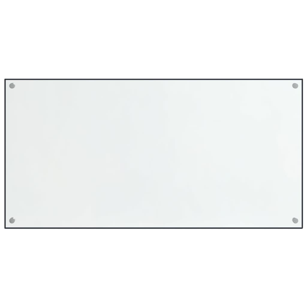 Vidaxl Splash -Hifts Kitchen 2 St 80x50 cm Härdat glas Transparent