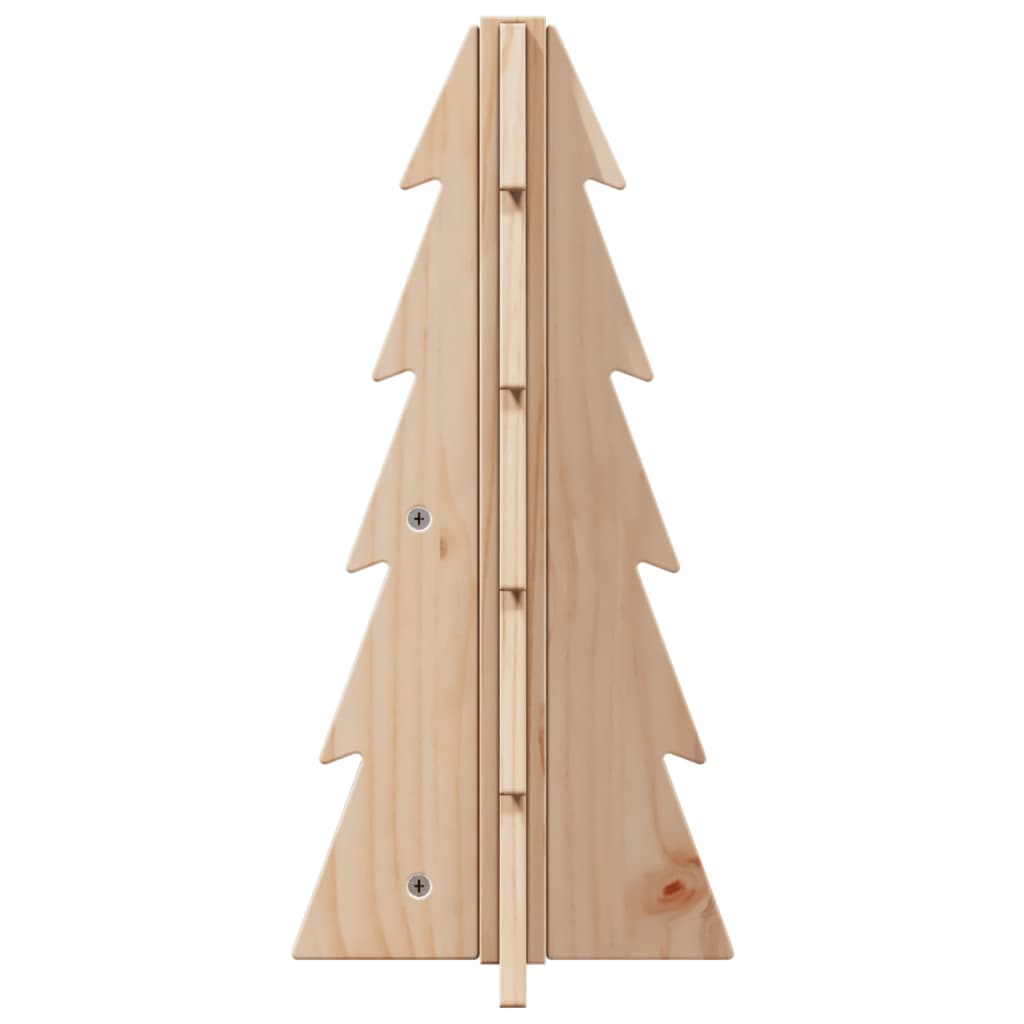 Vidaxl kerstdecoratie kerstboom 49 cm massief grenenhout