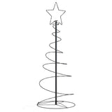 Vidaxl led-kerstboom 80 leds warm wit 120 cm