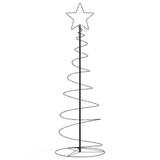 Vidaxl led-kerstboom 100 leds warm wit 150 cm