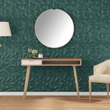 Vidaxl 12 paneles de pared ametista 3 m² 50x50 cm xps verde