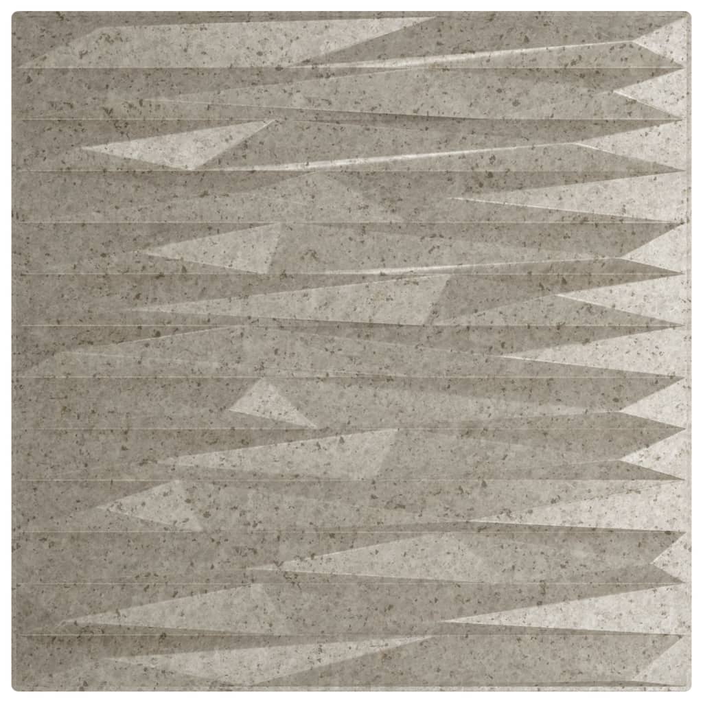 Vidaxl 12 st Wall panels Stone 3 m² 50x50 cm XPS concrete