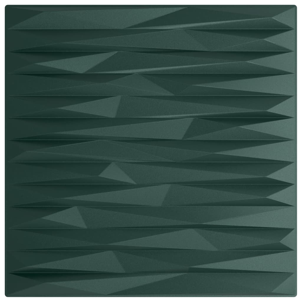 Vidaxl 24 ST Wall panels Stone 6 m² 50x50 cm XPS Green